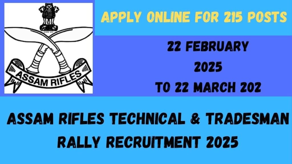 Assam Rifles Recruitment Rally 2025