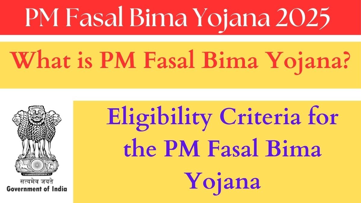 PM Fasal Bima Yojana